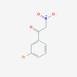 molecular formula C8H6BrNO3 B8507374 alpha-Nitro-3'-bromoacetophenone 