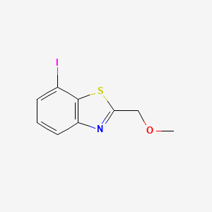 molecular formula C9H8INOS B8507401 7-Iodo-2-methoxymethyl-benzothiazole 