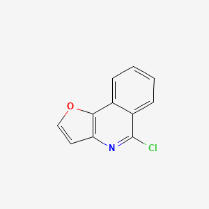 molecular formula C11H6ClNO B8507424 5-Chloro-1-oxa-4-aza-cyclopenta[a]naphthalene 