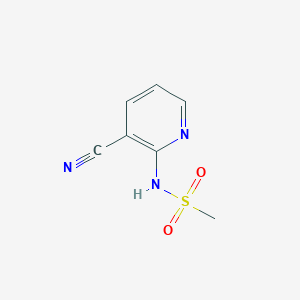 molecular formula C7H7N3O2S B8507447 n-(3-Cyano-pyridin-2-yl)-methanesulfonamide 