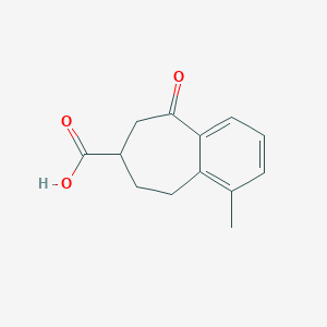 1-METHYL-5-OXO-6,7,8,9-TETRAHYDRO-5H-BENZO[7]ANNULENE-7-CARBOXYLIC ACID