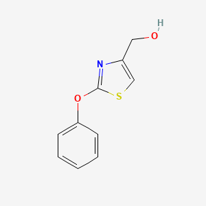 molecular formula C10H9NO2S B8507477 (2-Phenoxythiazol-4-yl)methanol 