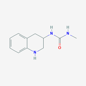 molecular formula C11H15N3O B8507489 3(R,S)-Methylaminocarbonylamino-1,2,3,4-tetrahydroquinoline 