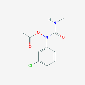 B085075 Hydroxylamine, O-acetyl-N-(m-chlorophenyl)-N-(methylcarbamoyl)- CAS No. 13790-09-5