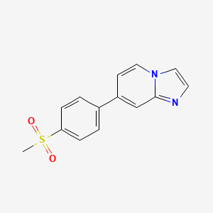 Imidazo[1,2-a]pyridine,7-[4-(methylsulfonyl)phenyl]-