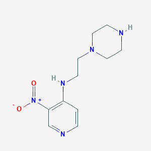 3-Nitro-4-[2-(piperazine-1-yl)ethyl]aminopyridine