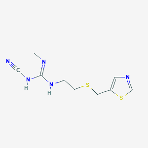 N-Cyano-N''-methyl-N'-(2-{[(1,3-thiazol-5-yl)methyl]sulfanyl}ethyl)guanidine