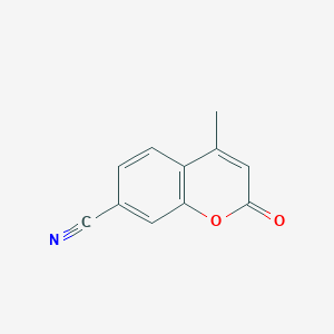 molecular formula C11H7NO2 B8507696 4-Methyl-2-oxo-2H-chromene-7-carbonitrile 