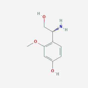 4-((R)-1-Amino-2-hydroxy-ethyl)-3-methoxy-phenol