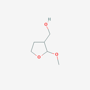 molecular formula C6H12O3 B8507745 (2-Methoxy-tetrahydro-furan-3-yl)-methanol 