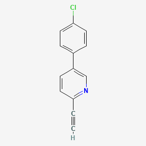 5-(4-Chlorophenyl)-2-ethynylpyridine