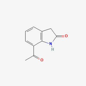 molecular formula C10H9NO2 B8507771 7-Acetyloxindole CAS No. 104019-21-8