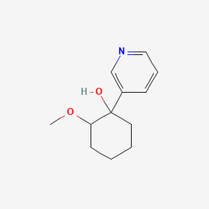 2-methoxy-1-pyridin-3-ylcyclohexan-1-ol