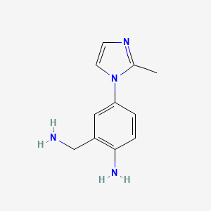 4-(2-methyl-1H-imidazol-1-yl)-2-aminomethylaniline