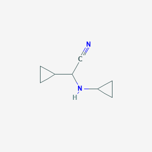 Cyclopropyl-cyclopropylamino-acetonitrile