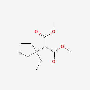 molecular formula C12H22O4 B8507822 2-(1,1-Diethyl-propyl)-malonic acid dimethyl ester 