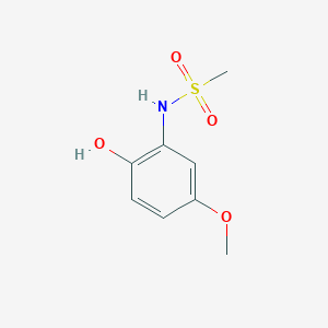 molecular formula C8H11NO4S B8507843 N-(2-Hydroxy-5-methoxyphenyl)methanesulfonamide 