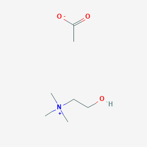 molecular formula C7H17NO3 B085079 醋酸胆碱 CAS No. 14586-35-7