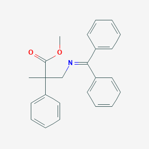 Methyl 3-(diphenylmethyleneamino)-2-methyl-2-phenylpropanoate