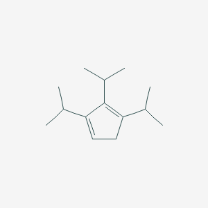 molecular formula C14H24 B8507921 1,2,3-Tri(propan-2-yl)cyclopenta-1,3-diene CAS No. 30793-58-9