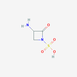 molecular formula C3H6N2O4S B8507924 3-Amino-2-oxoazetidine-1-sulfonic acid CAS No. 78611-11-7