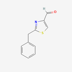 molecular formula C11H9NOS B8507955 (2-Benzyl-4-thiazolyl)-methanal 