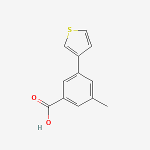 3-Methyl-5-(3-thienyl)benzoic acid