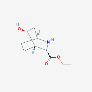 ethyl (1S,3S,4S,5R)-5-hydroxy-2-azabicyclo[2.2.2]octane-3-carboxylate