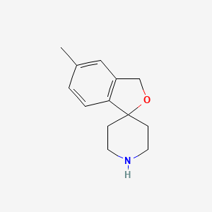 molecular formula C13H17NO B8508041 5-methyl-spiro[isobenzofuran-1(3H),4'-piperidine] 