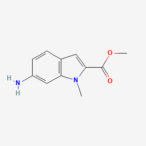6-Amino-1-methyl-1H-indole-2-carboxylic acid methyl ester