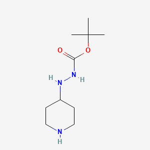 molecular formula C10H21N3O2 B8508105 4-(Tert-butoxycarbonylamino)aminopiperidine 