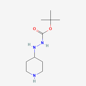 Hydrazinecarboxylic acid, 2-(4-piperidinyl)-, 1,1-dimethylethyl ester