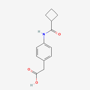 (4-Cyclobutanecarbonylaminophenyl)-acetic acid
