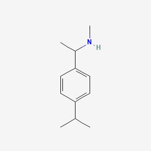 molecular formula C12H19N B8508129 N-methyl-1-(4-isopropylphenyl) ethylamine 