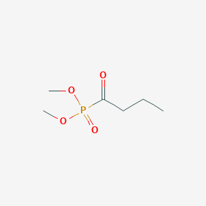 molecular formula C6H13O4P B8508149 Dimethyl butanoylphosphonate CAS No. 64150-99-8
