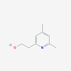 molecular formula C9H13NO B085082 2-(4,6-二甲基吡啶-2-基)乙醇 CAS No. 13287-63-3