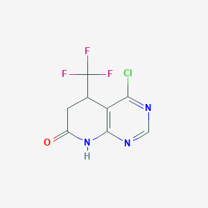 4-chloro-5-(trifluoromethyl)-5,6-dihydropyrido[2,3-d]pyrimidin-7(8H)-one