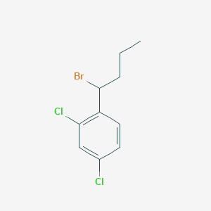 molecular formula C10H11BrCl2 B8508271 1-Bromo-1-(2,4-dichlorophenyl)-butane 