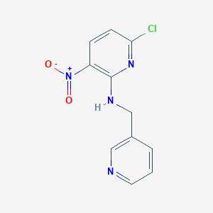 6-chloro-3-nitro-N-(pyridin-3-ylmethyl)pyridin-2-amine