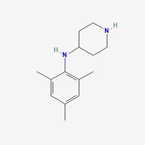 molecular formula C14H22N2 B8508403 4-(Mesitylamino)piperidine 