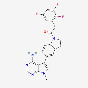 molecular formula C23H18F3N5O B8508528 Perk-IN-2 