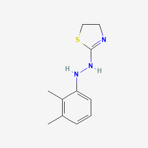 molecular formula C11H15N3S B8508682 2-[2-(2,3-Dimethylphenyl)-hydrazino]-2-thiazoline 