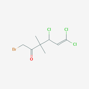 1-Bromo-4,6,6-trichloro-3,3-dimethylhex-5-en-2-one