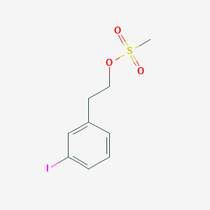 molecular formula C9H11IO3S B8508752 2-(3-Iodophenyl)ethyl methanesulfonate 
