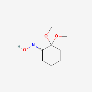 N-(2,2-Dimethoxycyclohexylidene)hydroxylamine