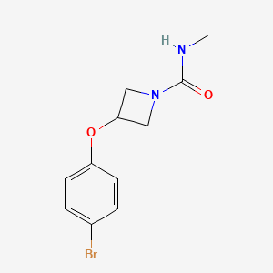 3-(4-bromophenoxy)-N-methylazetidine-1-carboxamide