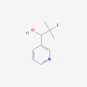 2-Fluoro-2-methyl-1-(pyridin-3-yl)propan-1-ol