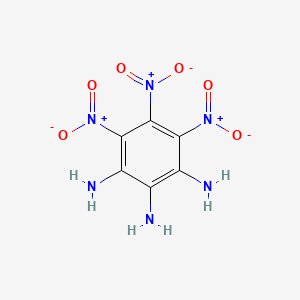 molecular formula C6H6N6O6 B8508889 ar,ar,ar-Trinitrobenzenetriamine CAS No. 67539-61-1