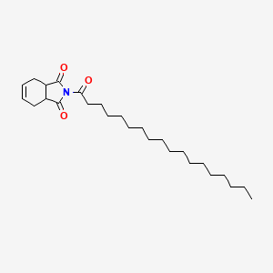 molecular formula C26H43NO3 B8508892 2-Octadecanoyl-3a,4,7,7a-tetrahydro-1H-isoindole-1,3(2H)-dione CAS No. 56776-08-0