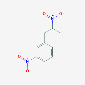 molecular formula C9H10N2O4 B8508898 1-(m-Nitro-phenyl)-2-nitro-propane 